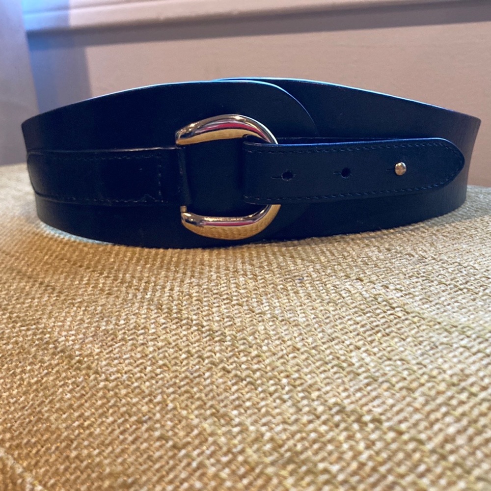 Rachel Pally, Black and Gold Leather Belt